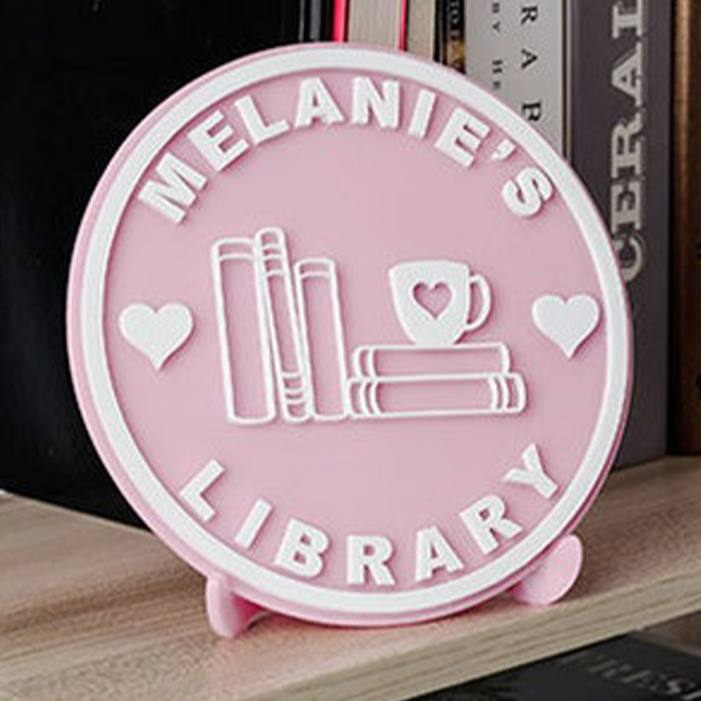 Bookshelf - Rak buku akrilik kustom dengan braket