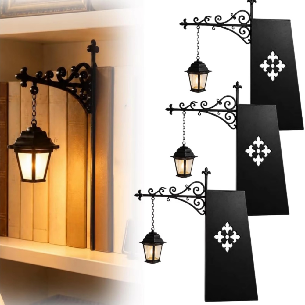 Bookshelf - Lampu Hias Rak Buku Gaya Retro,