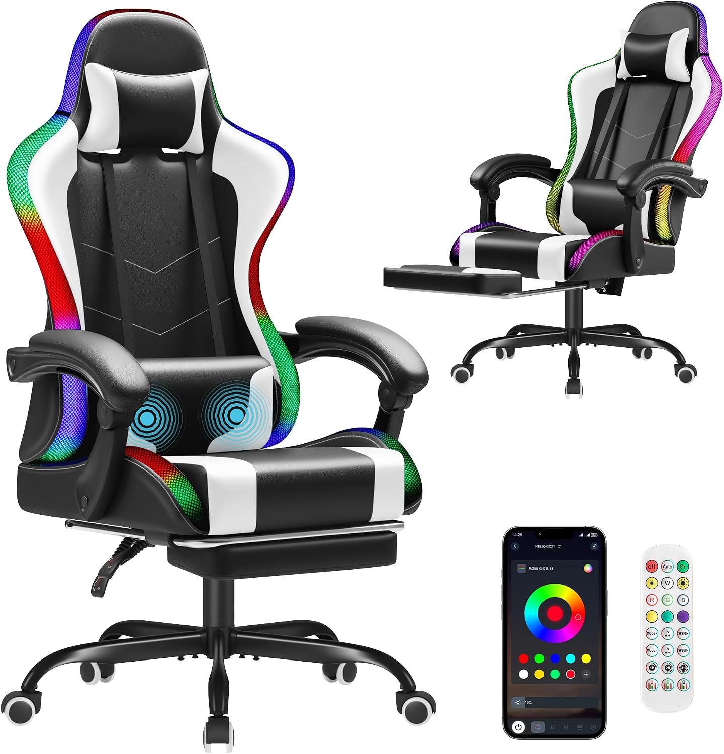 Office Chair - Kursi Gaming Homall, Kursi PC Ergonomis,