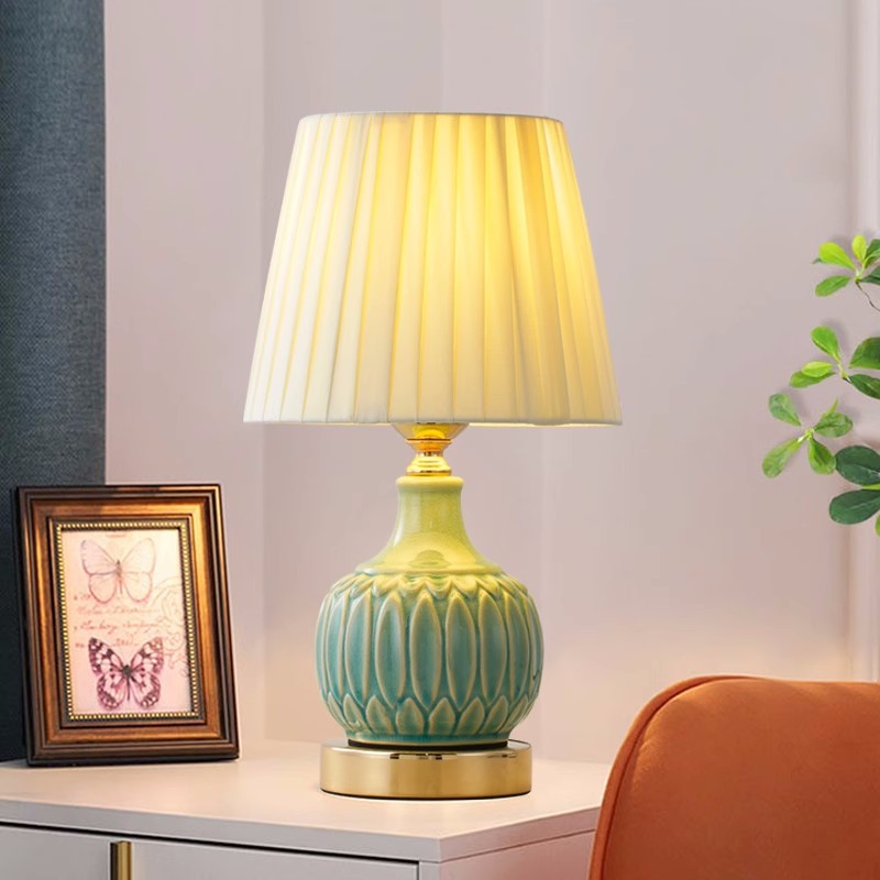 Lampu meja keramik Touch Ameri - Desk Lamp ulasan dan harga