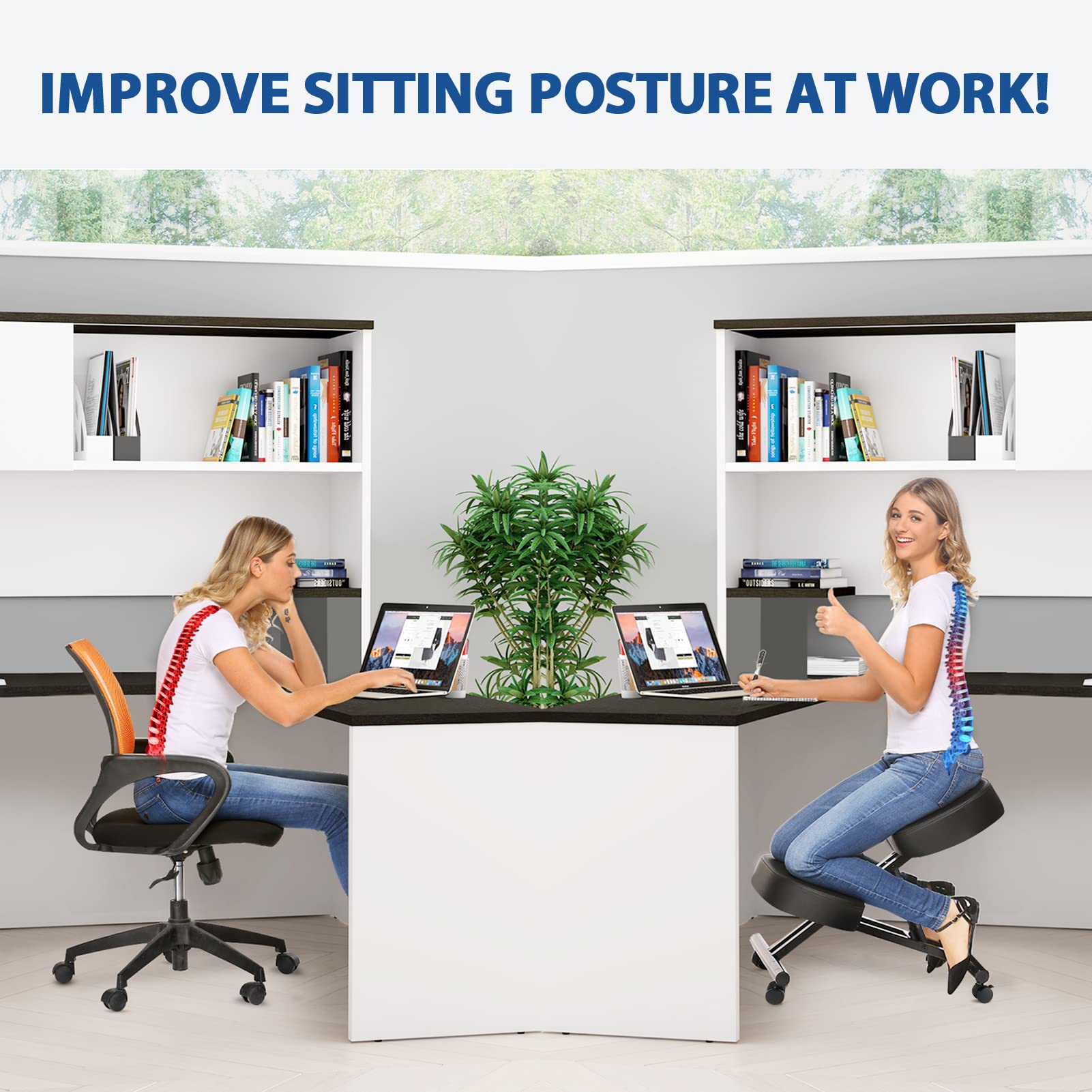 Kursi Berlutut Ergonomis untuk - Office Chair ulasan dan harga