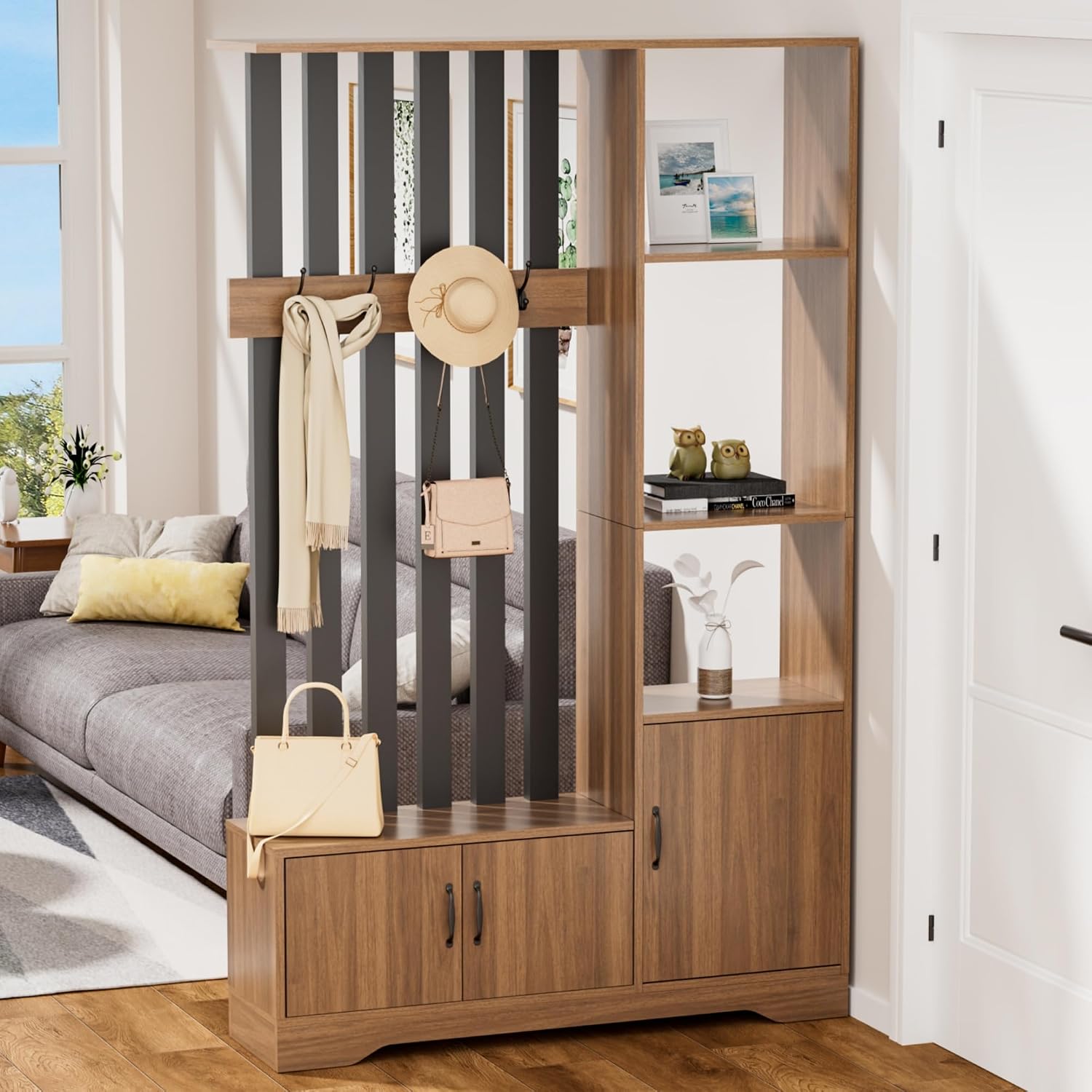Pembatas Ruangan dengan Rak, P - Partition Screen Divider ulasan dan harga
