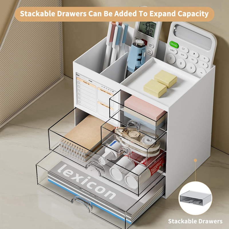 Organizer Meja dengan 3 Laci,  - Desk Organizer ulasan dan harga