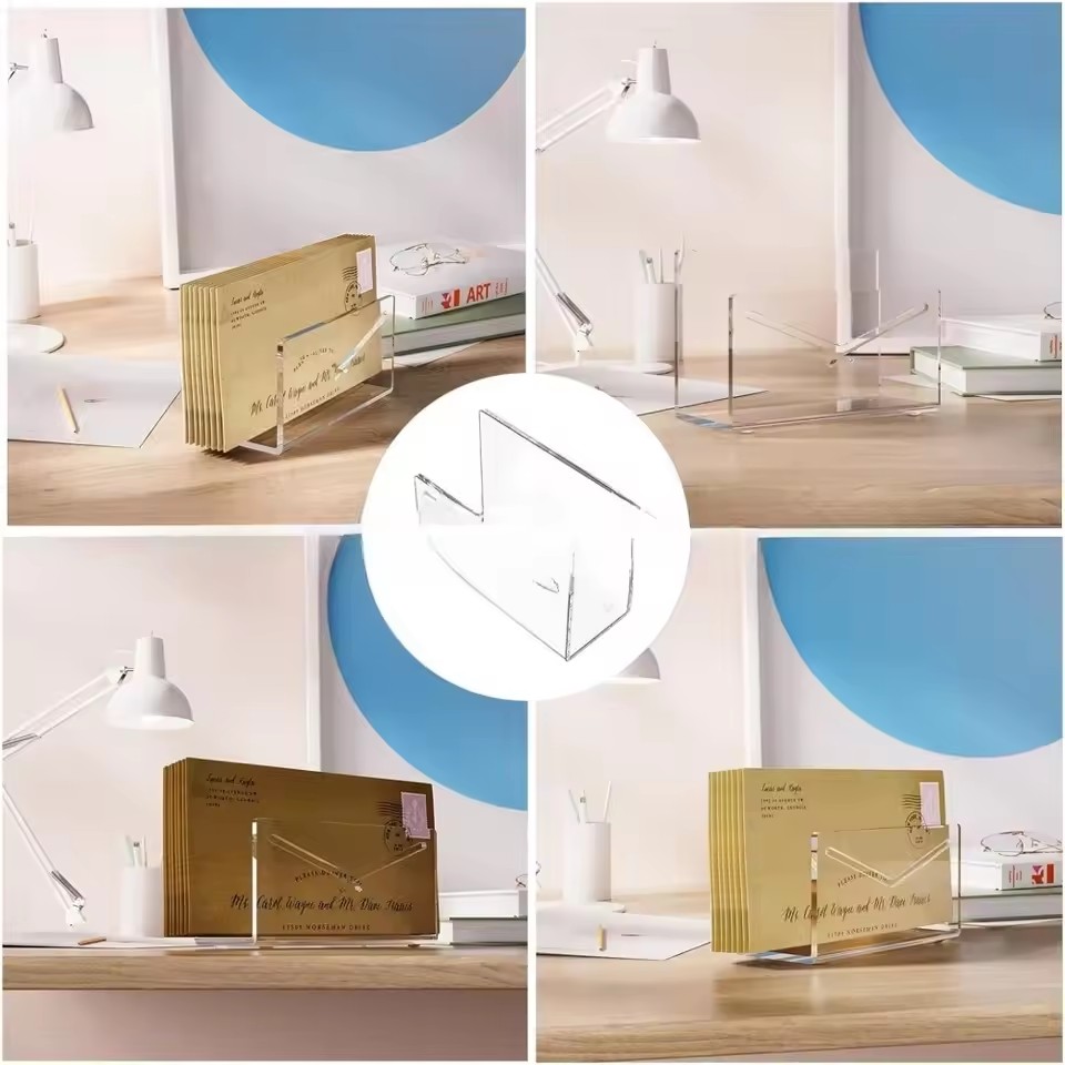 Penyangga Surat Akrilik untuk  - Desk Organizer ulasan dan harga