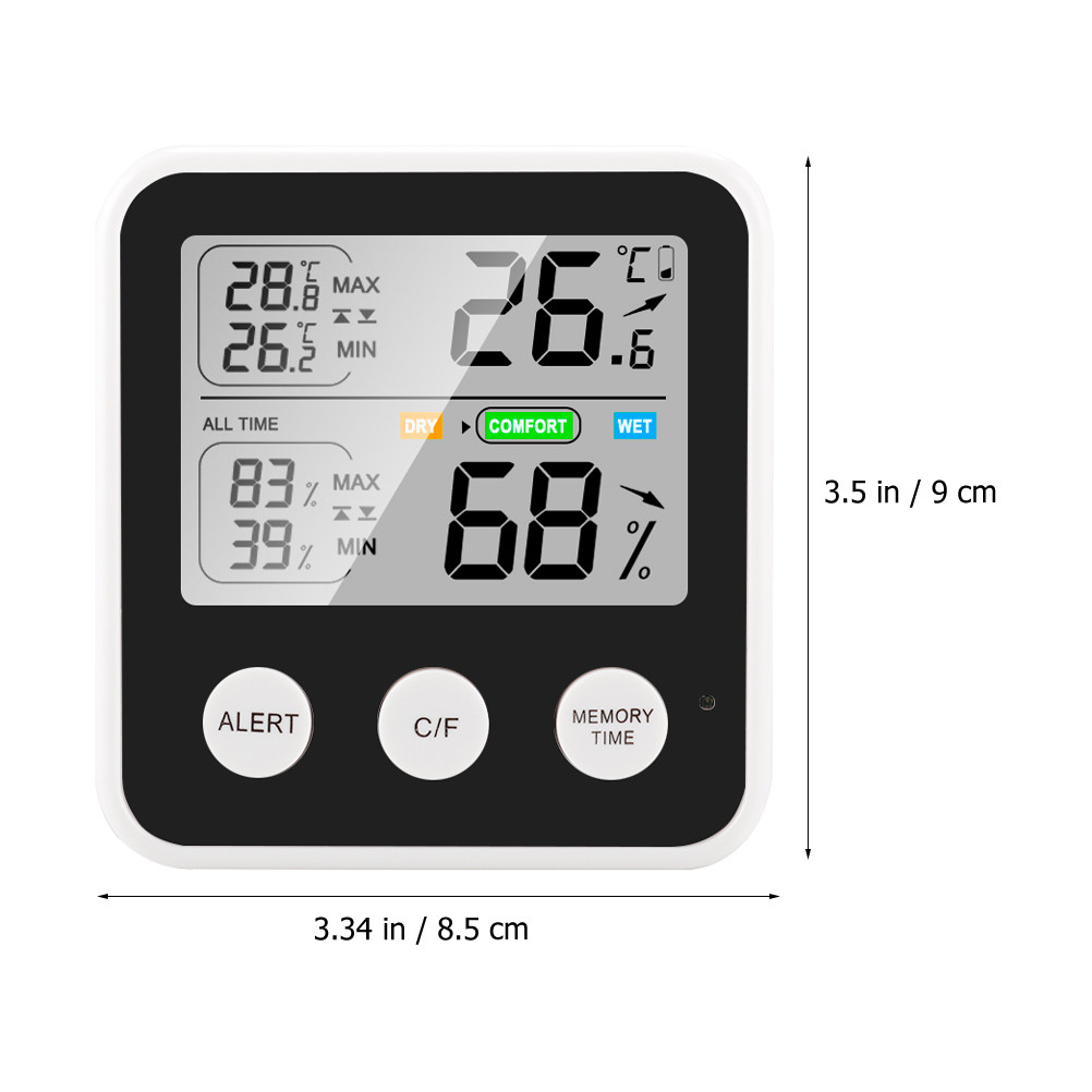Higrometer dan Termometer Digi - Monitor Stand ulasan dan harga