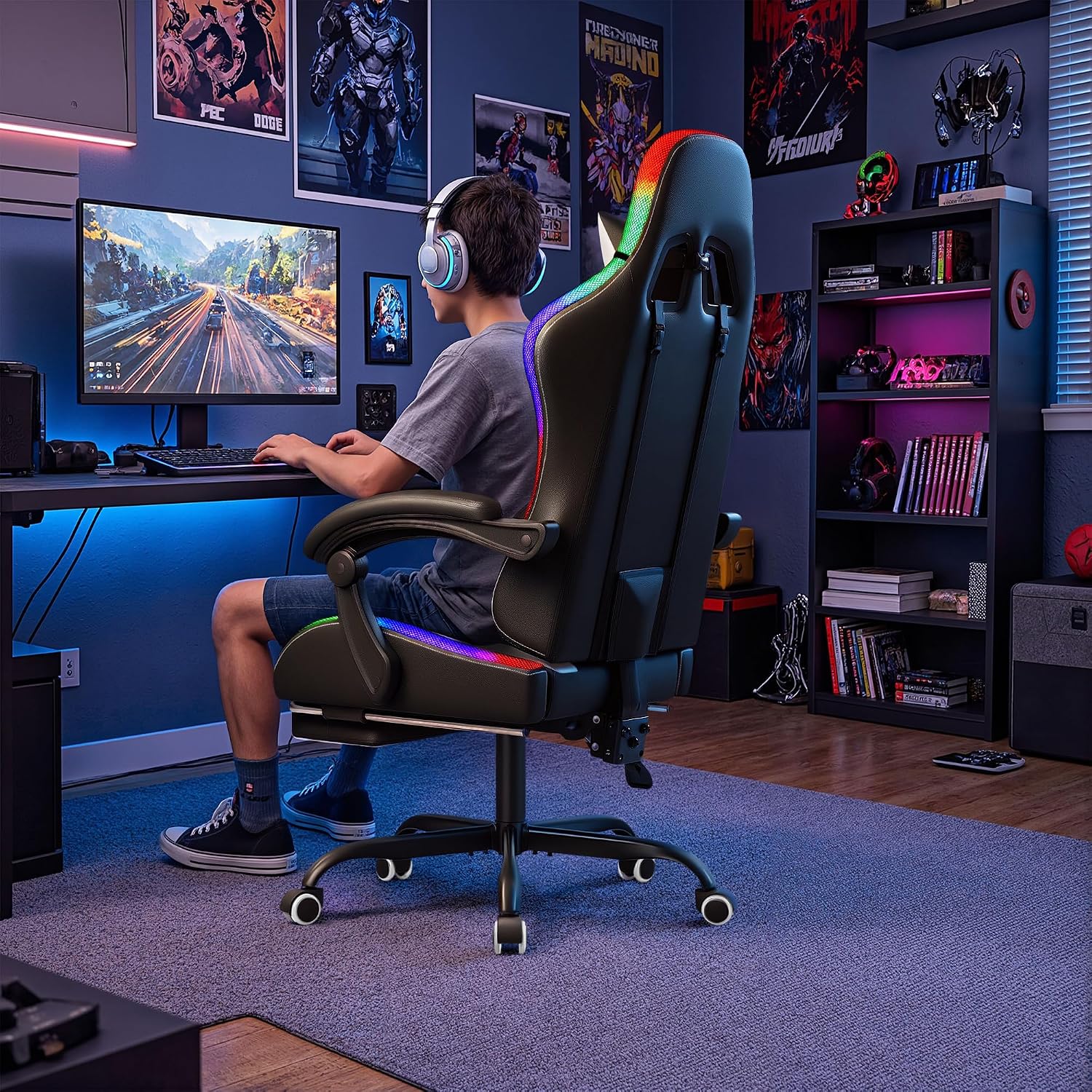 Kursi Gaming Homall, Kursi PC  - Office Chair ulasan dan harga